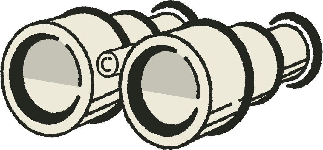 illustration of binoculars