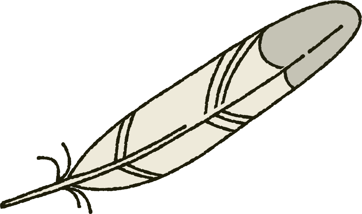 illustration of a feather