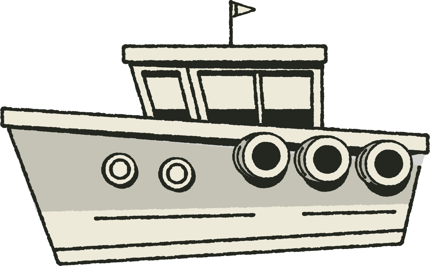 illustration of a ship