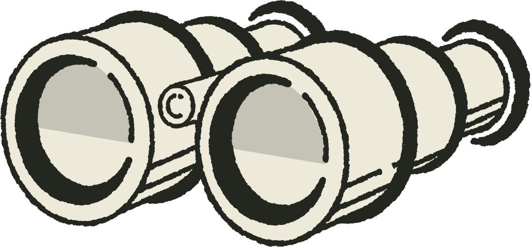 illustration of binoculars