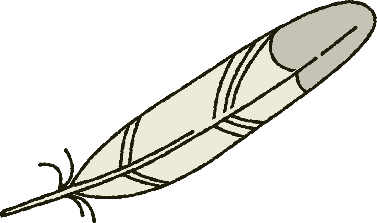 illustration of a feather